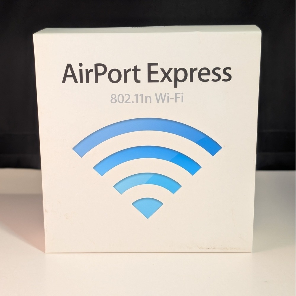 Apple AirPort Express 802.11n Wi-Fi Base Station A1264 White with Box